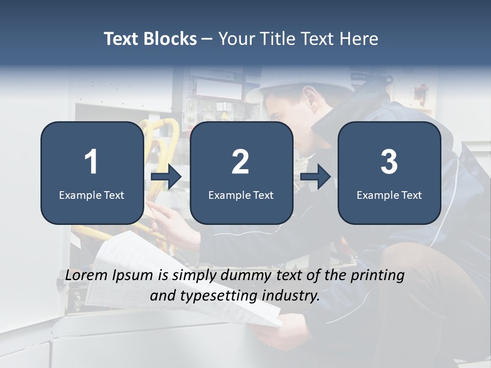 Adjustment Assembling Engineer PowerPoint Template