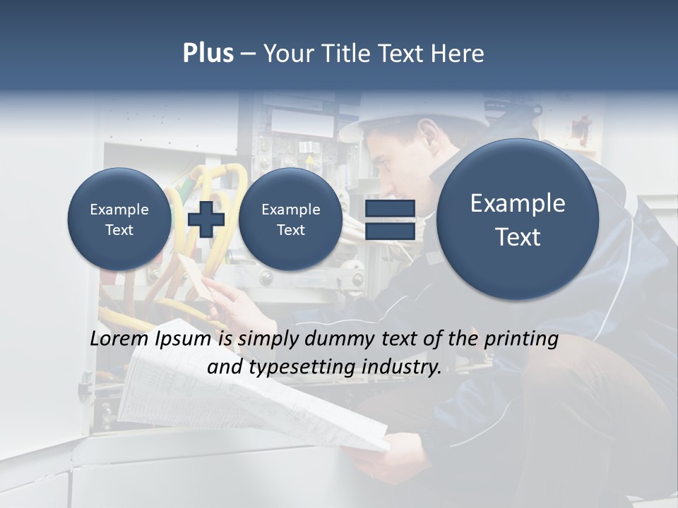 Adjustment Assembling Engineer PowerPoint Template