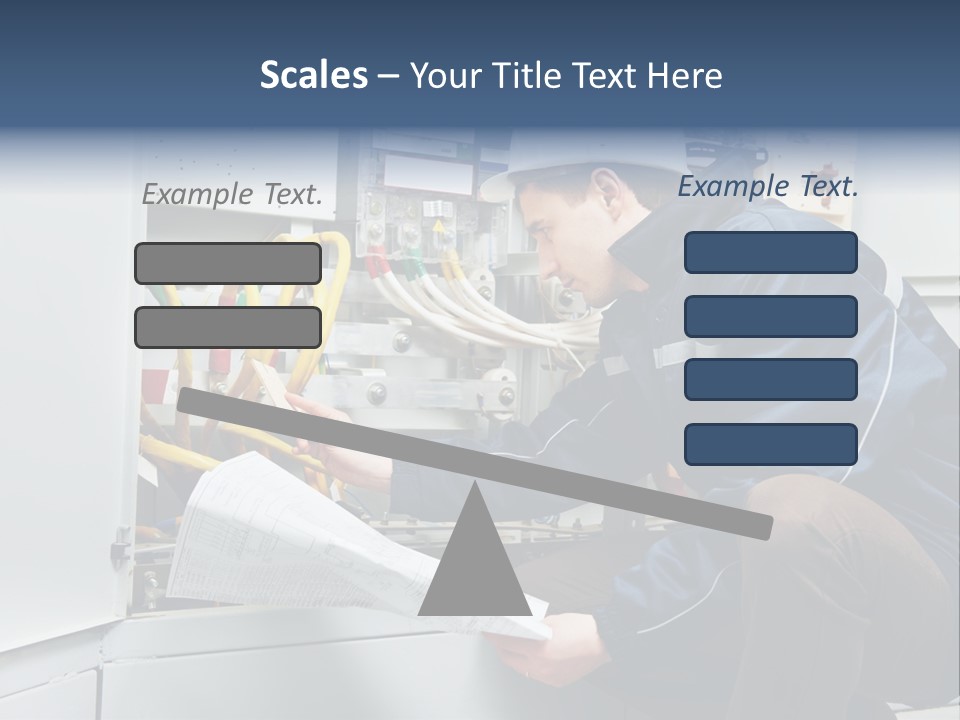 Adjustment Assembling Engineer PowerPoint Template