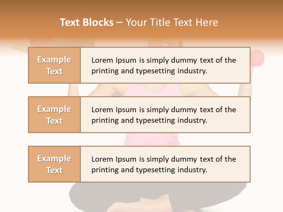 White Plate Happy PowerPoint Template