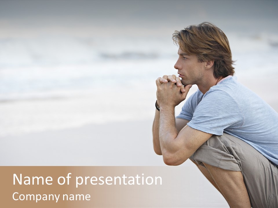 Alone One Loneliness PowerPoint Template