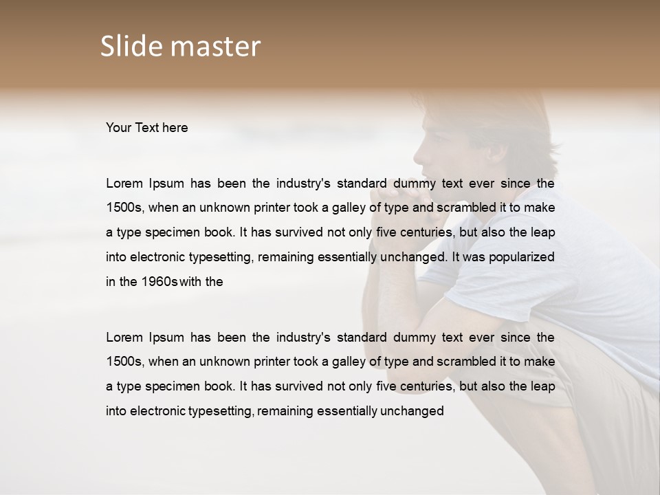 Alone One Loneliness PowerPoint Template