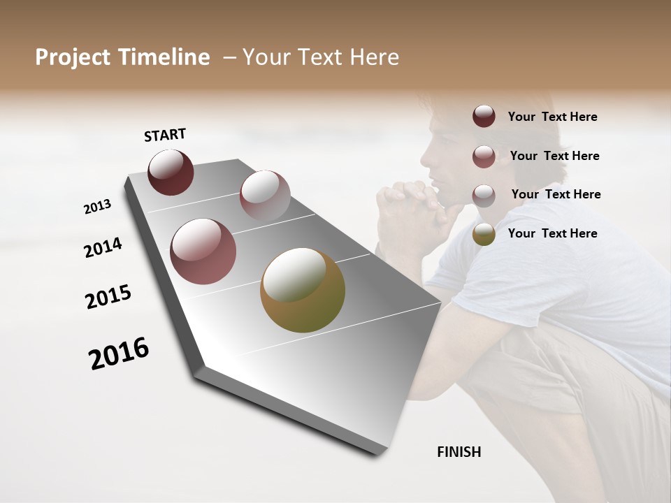 Alone One Loneliness PowerPoint Template