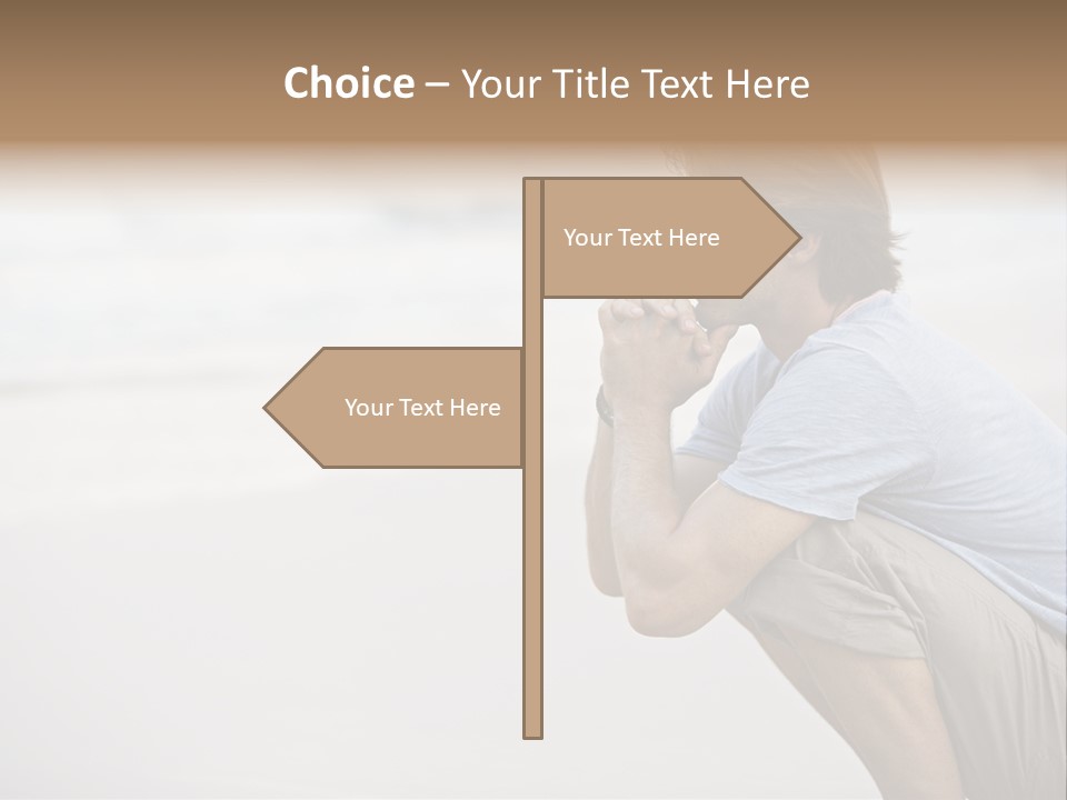 Alone One Loneliness PowerPoint Template