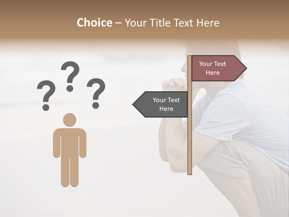 Alone One Loneliness PowerPoint Template