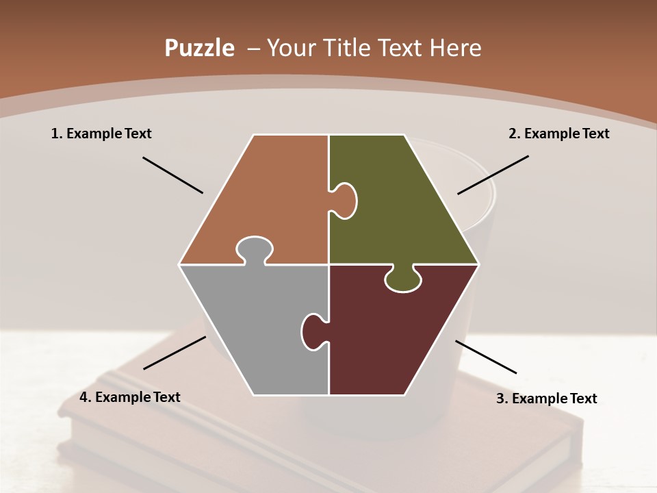 Wood Coffee Cup Weekend PowerPoint Template