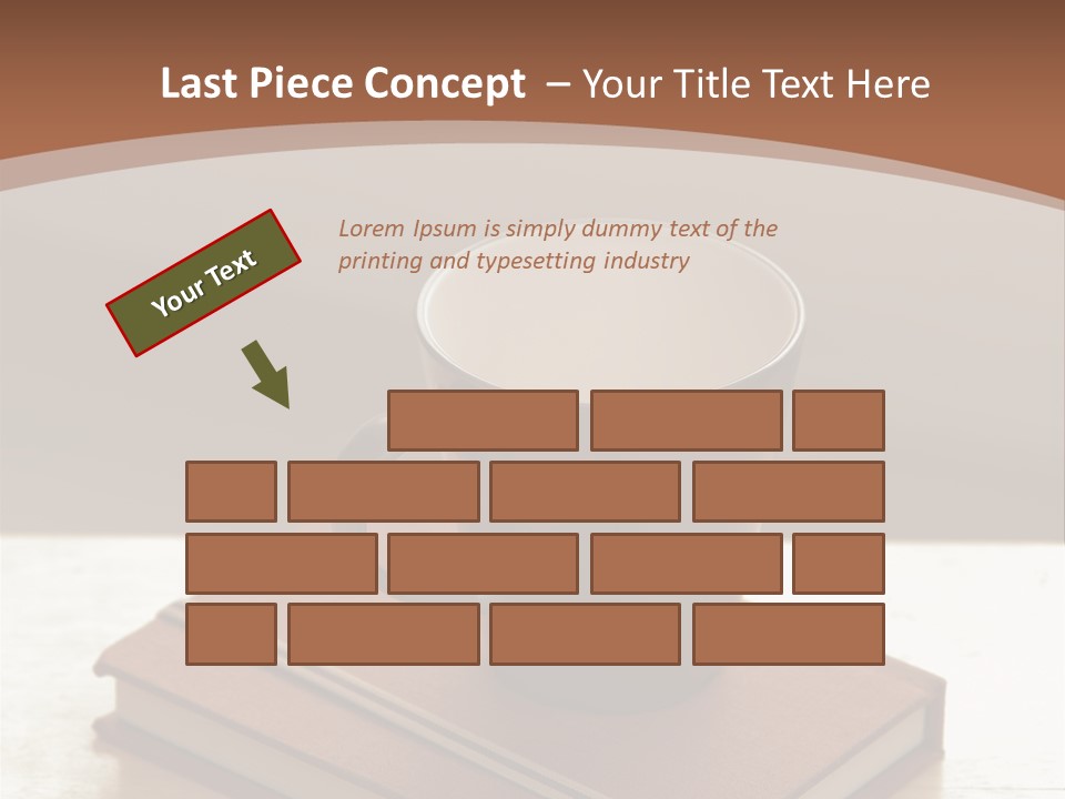 Wood Coffee Cup Weekend PowerPoint Template