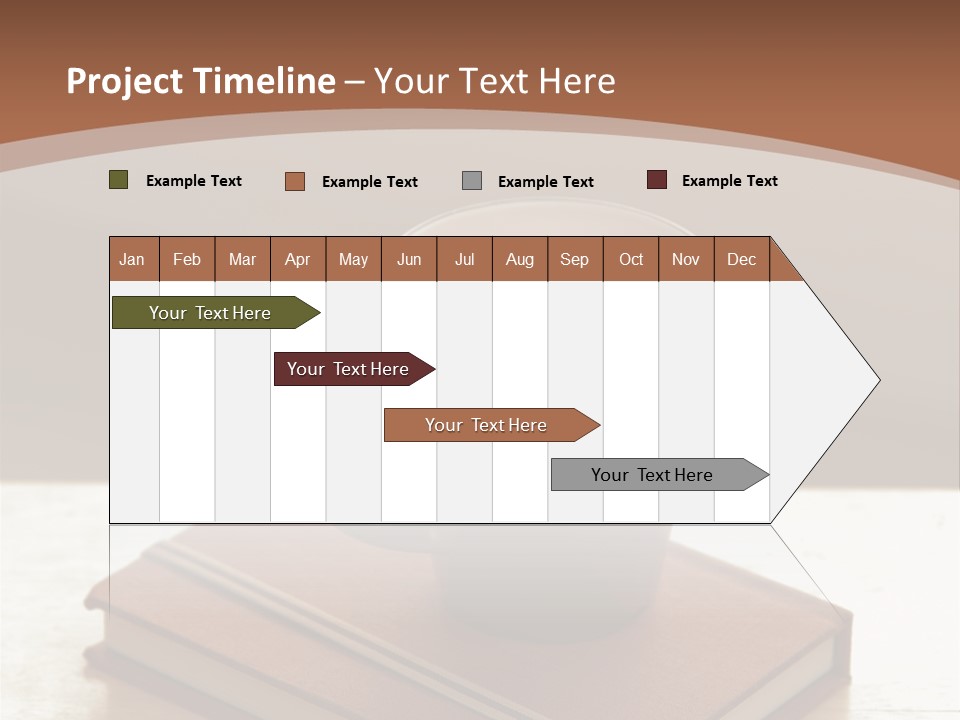Wood Coffee Cup Weekend PowerPoint Template