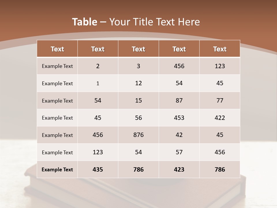 Wood Coffee Cup Weekend PowerPoint Template