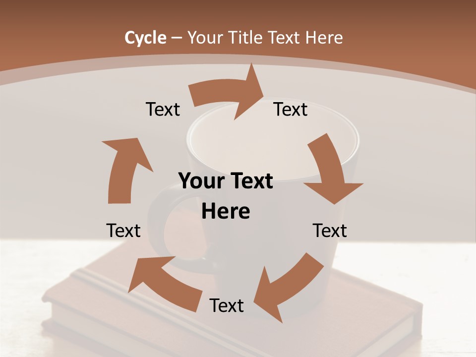 Wood Coffee Cup Weekend PowerPoint Template