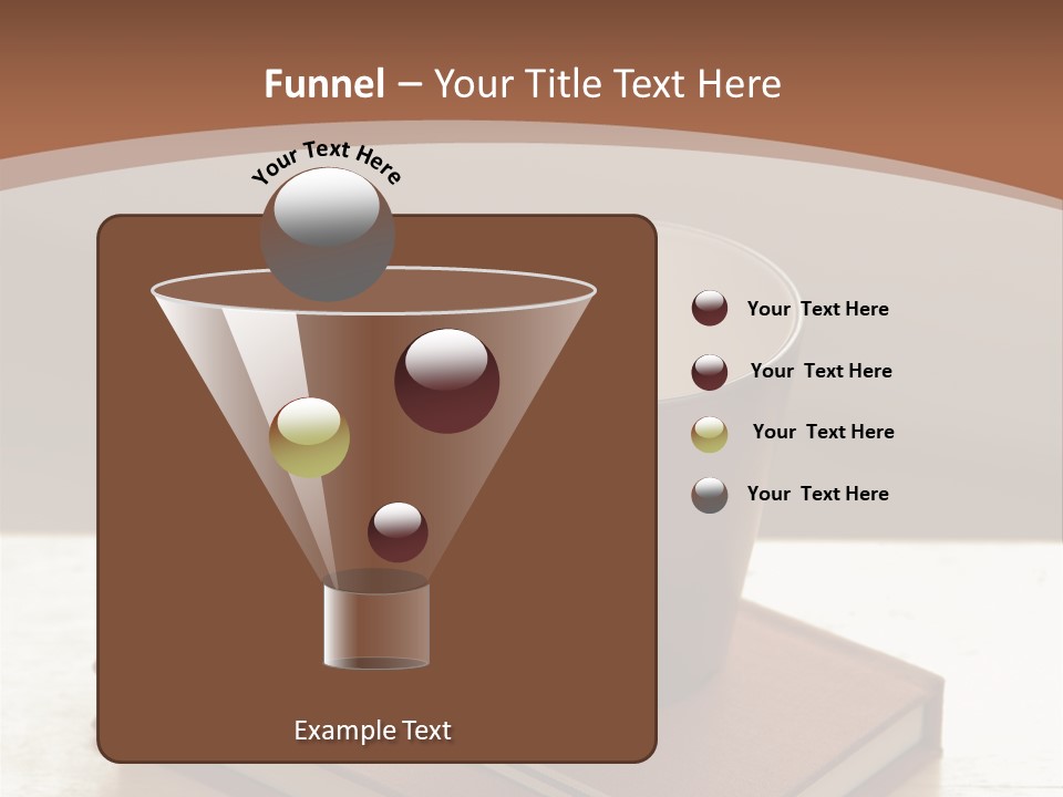 Wood Coffee Cup Weekend PowerPoint Template