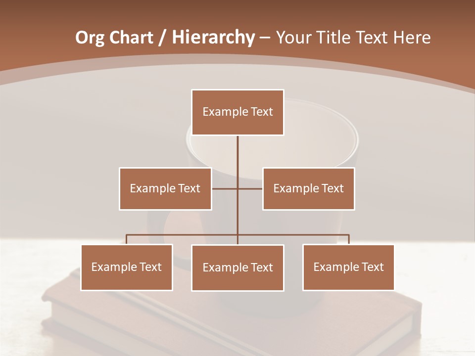 Wood Coffee Cup Weekend PowerPoint Template