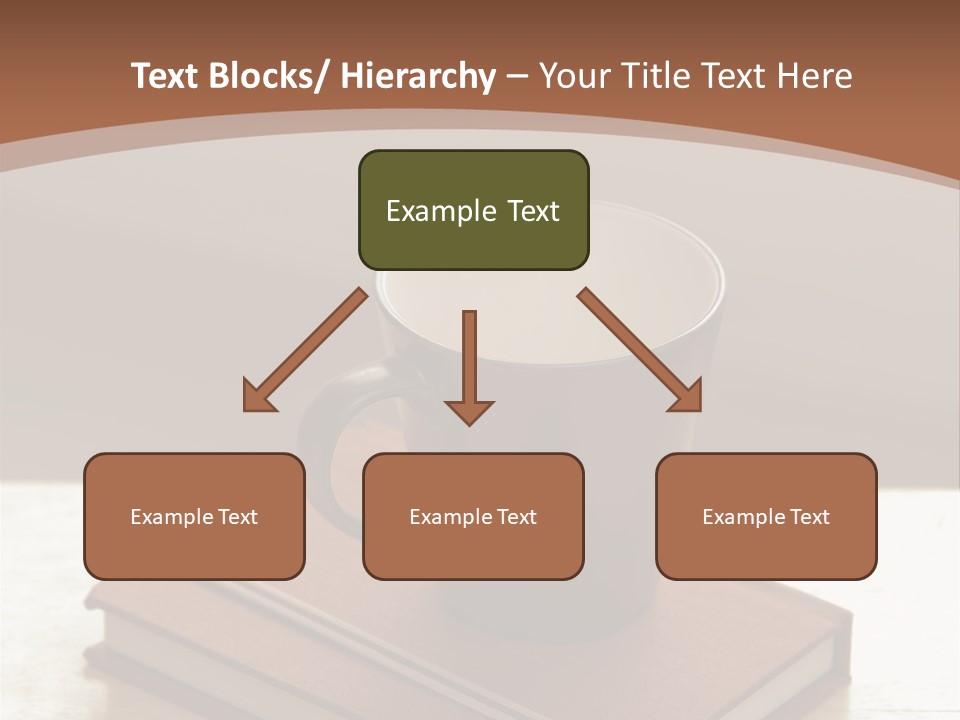 Wood Coffee Cup Weekend PowerPoint Template