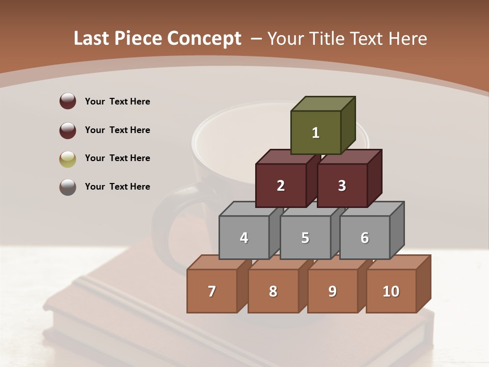 Wood Coffee Cup Weekend PowerPoint Template