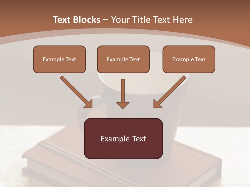 Wood Coffee Cup Weekend PowerPoint Template
