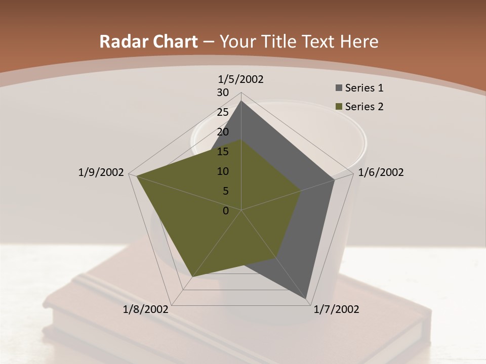 Wood Coffee Cup Weekend PowerPoint Template
