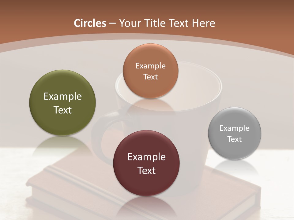 Wood Coffee Cup Weekend PowerPoint Template