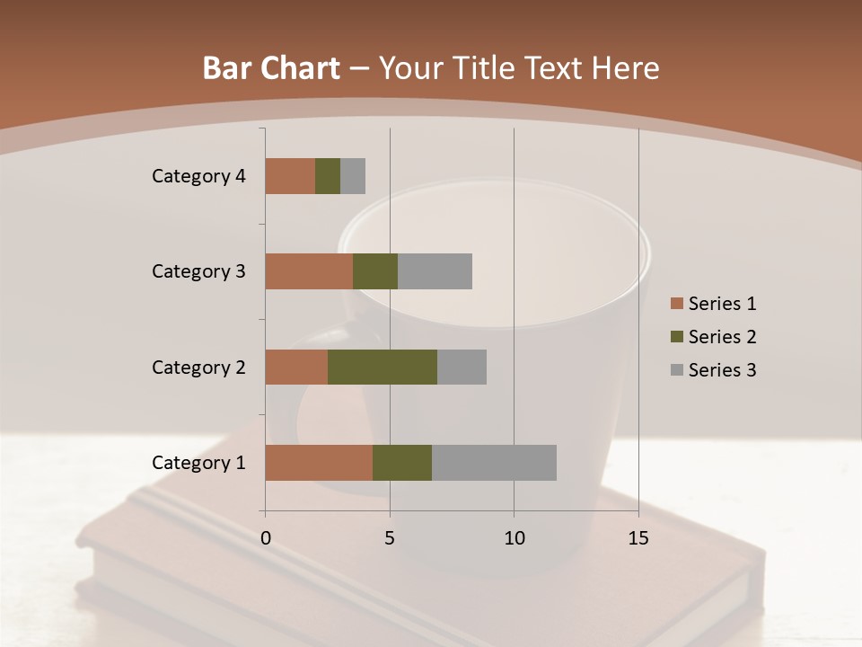 Wood Coffee Cup Weekend PowerPoint Template