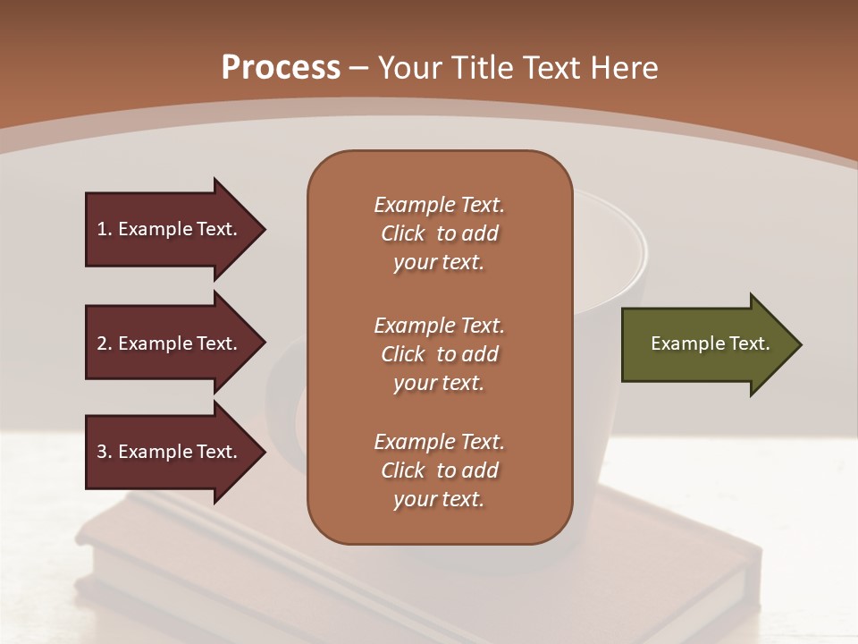 Wood Coffee Cup Weekend PowerPoint Template