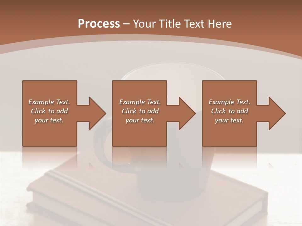 Wood Coffee Cup Weekend PowerPoint Template