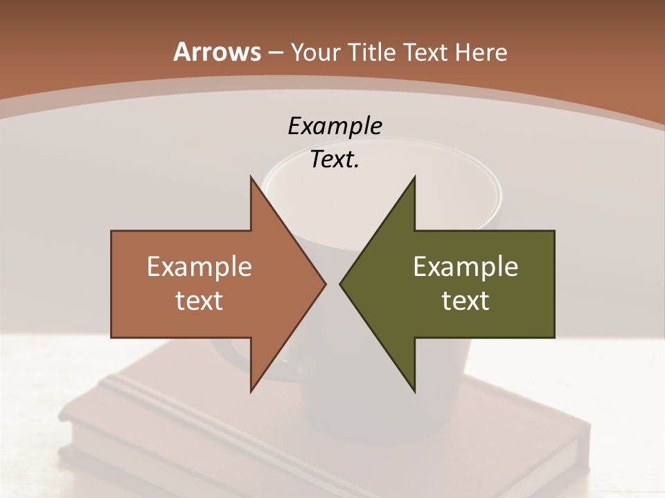 Wood Coffee Cup Weekend PowerPoint Template