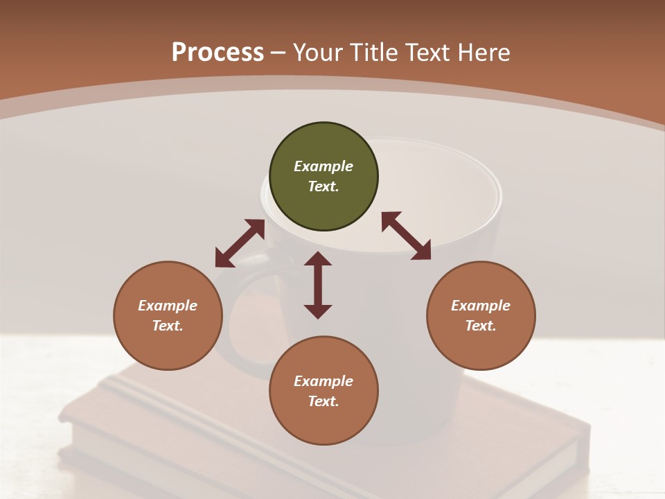 Wood Coffee Cup Weekend PowerPoint Template