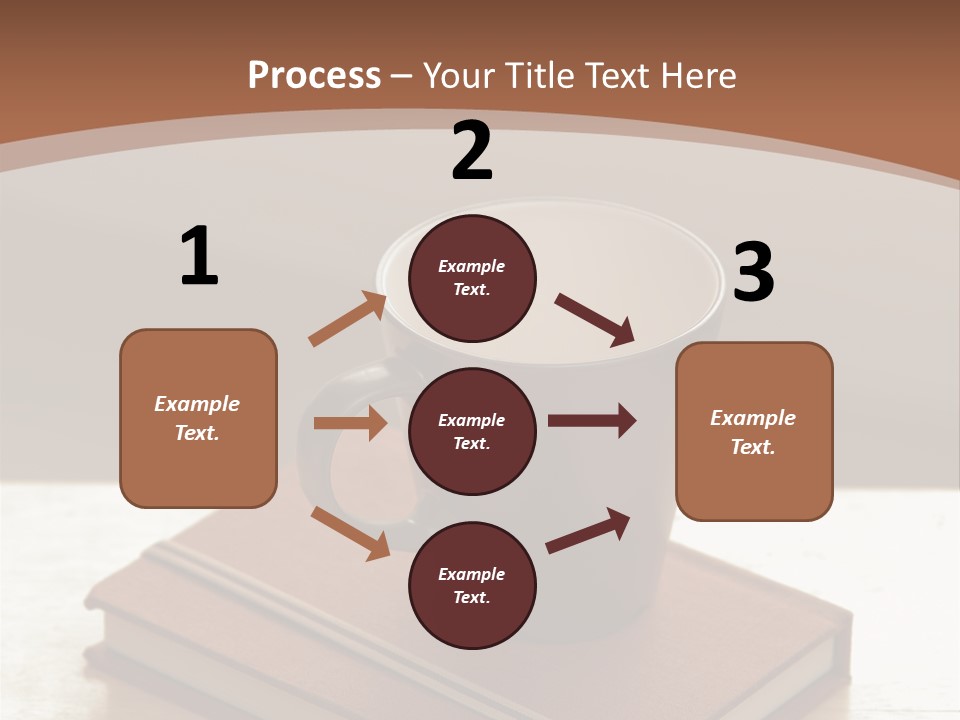 Wood Coffee Cup Weekend PowerPoint Template