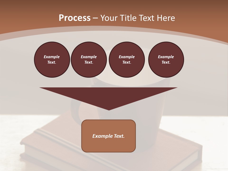 Wood Coffee Cup Weekend PowerPoint Template