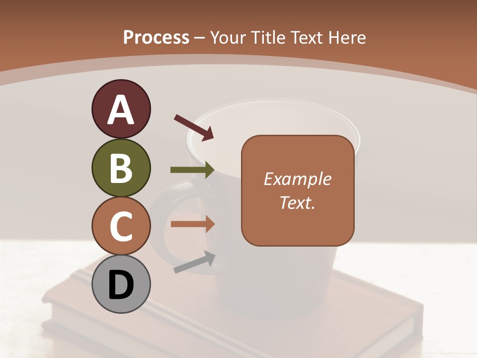 Wood Coffee Cup Weekend PowerPoint Template