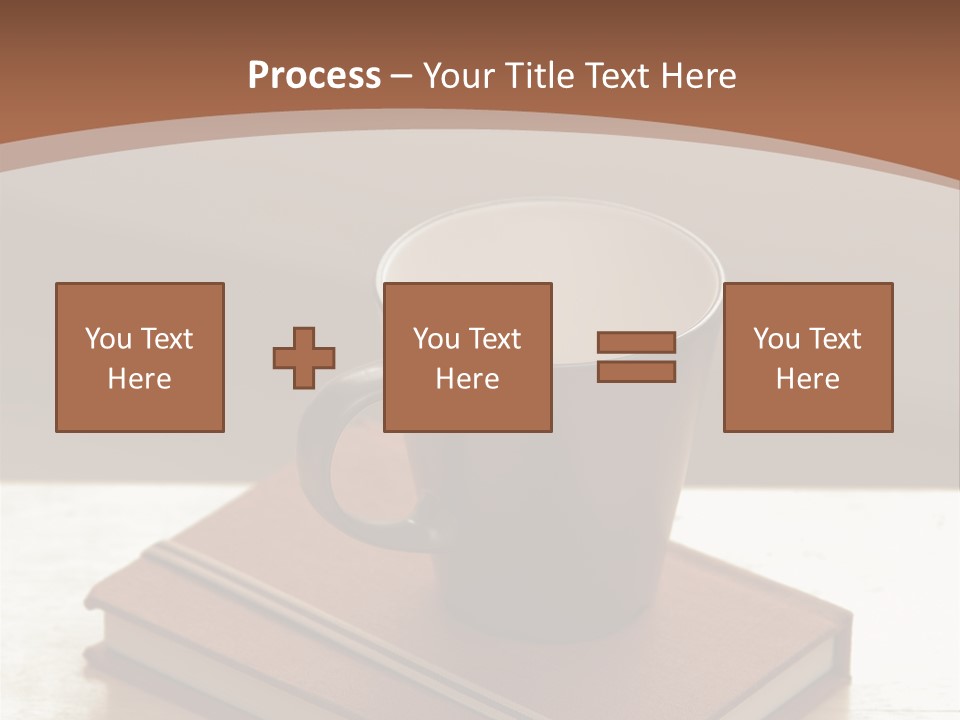 Wood Coffee Cup Weekend PowerPoint Template