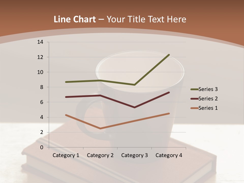 Wood Coffee Cup Weekend PowerPoint Template