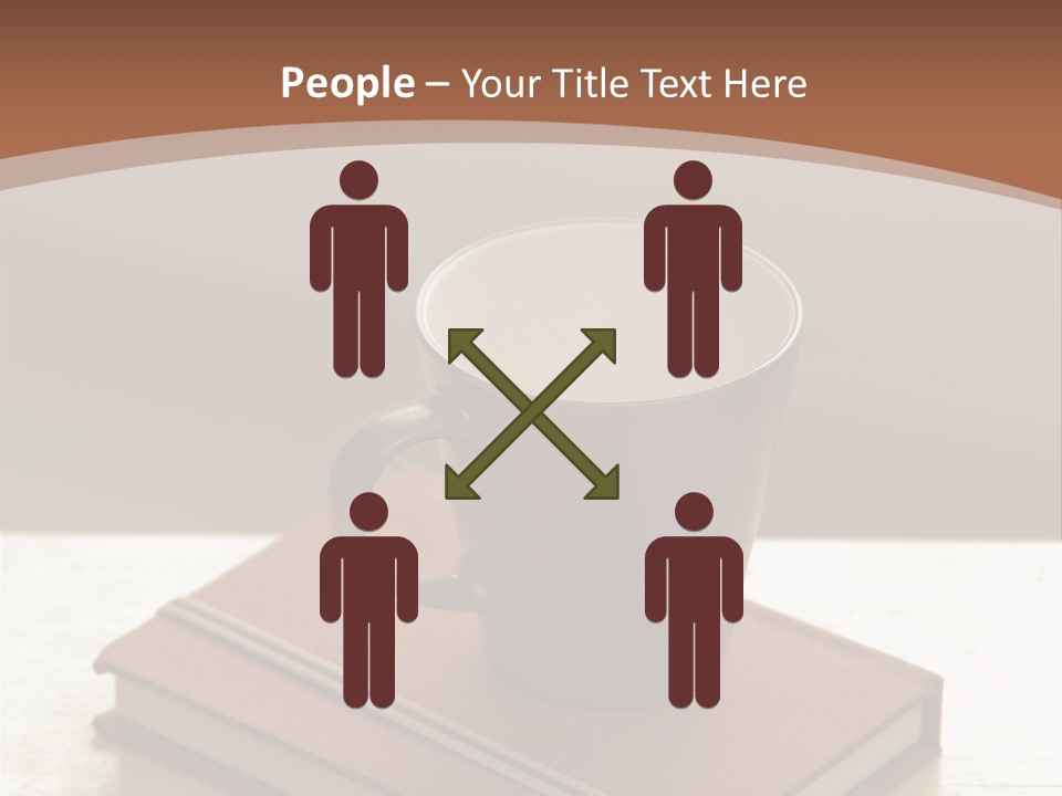 Wood Coffee Cup Weekend PowerPoint Template