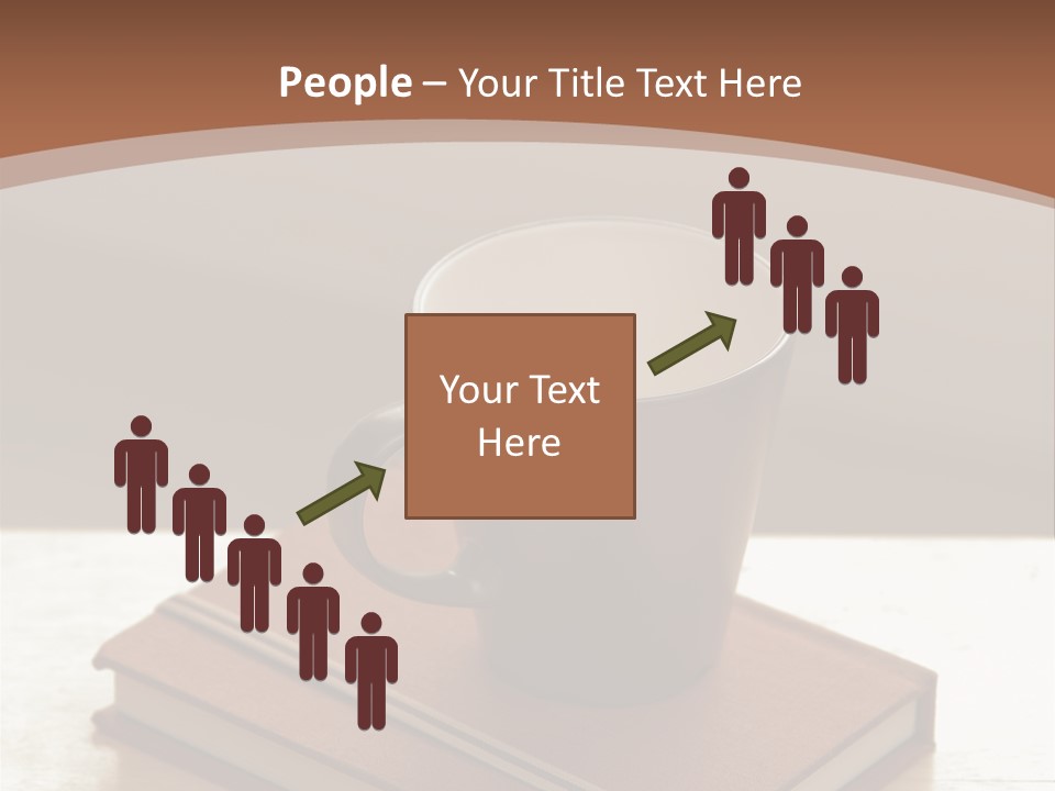 Wood Coffee Cup Weekend PowerPoint Template