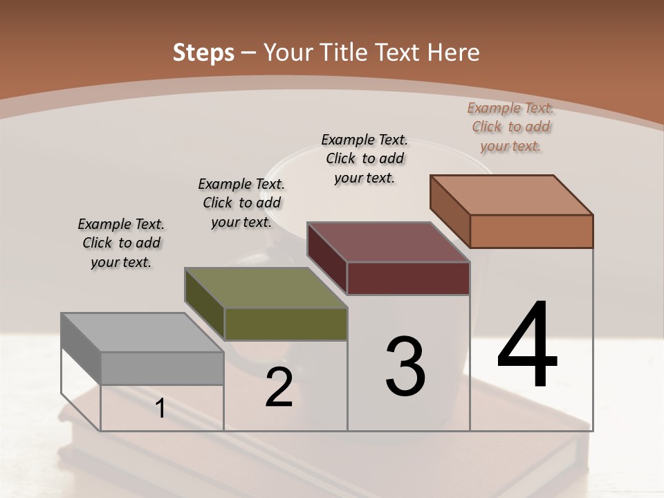 Wood Coffee Cup Weekend PowerPoint Template