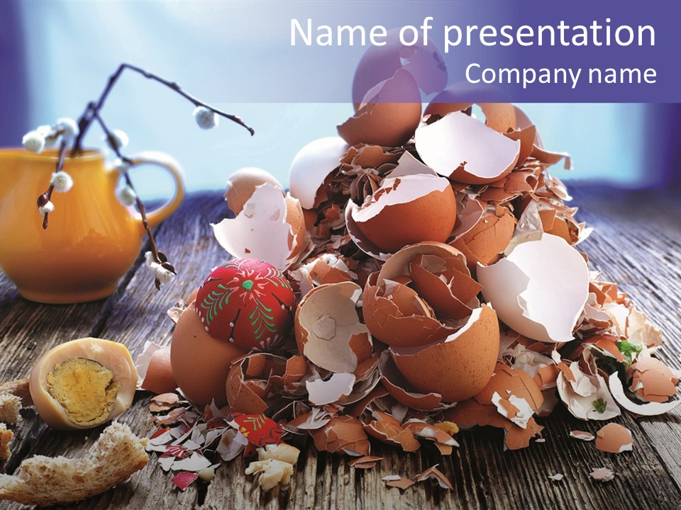 Rural Waste Food PowerPoint Template