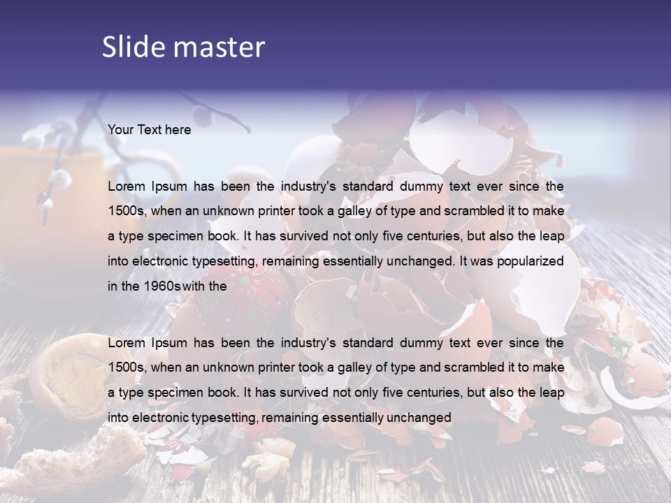 Rural Waste Food PowerPoint Template