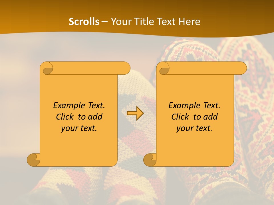 Romantic Holiday Beauty PowerPoint Template