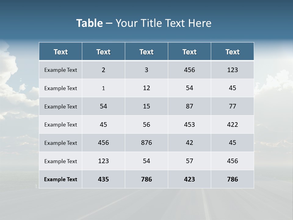 Airplane Runway Wing PowerPoint Template