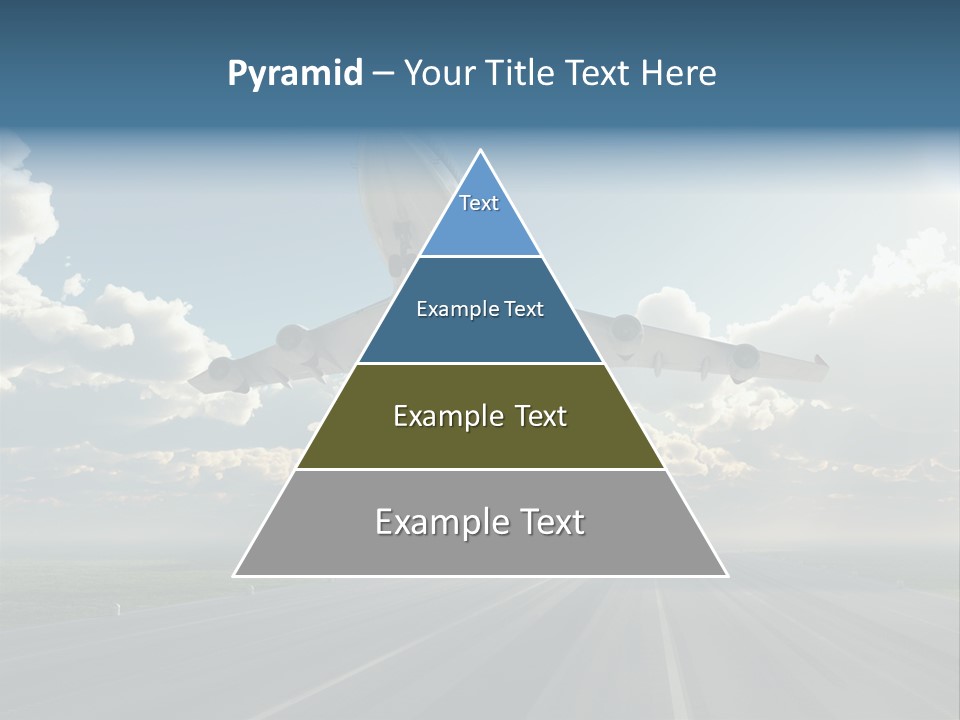 Airplane Runway Wing PowerPoint Template