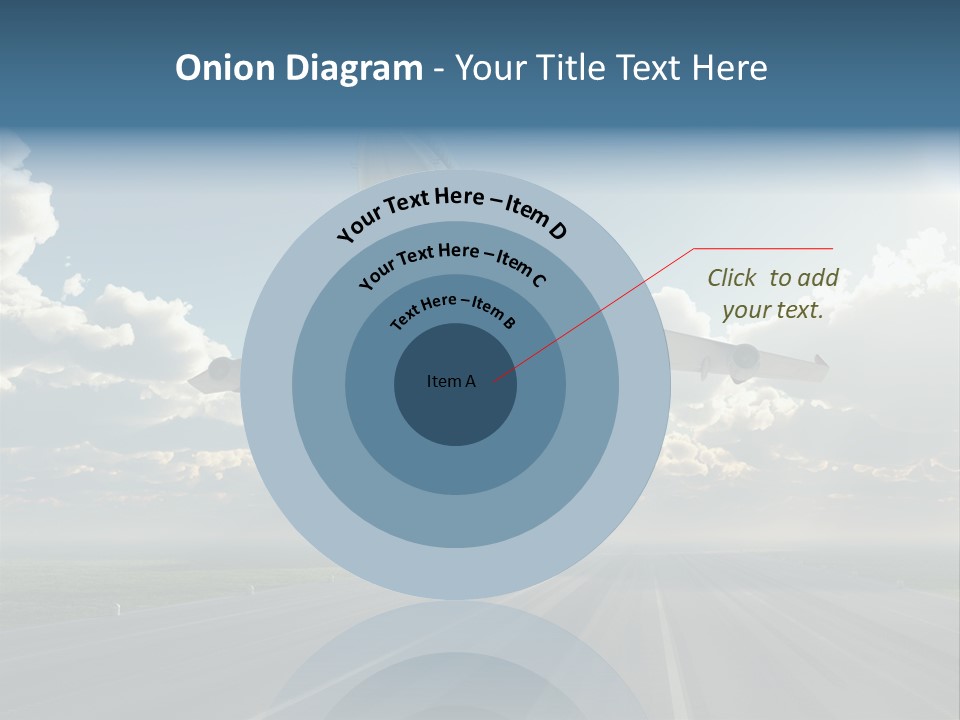 Airplane Runway Wing PowerPoint Template