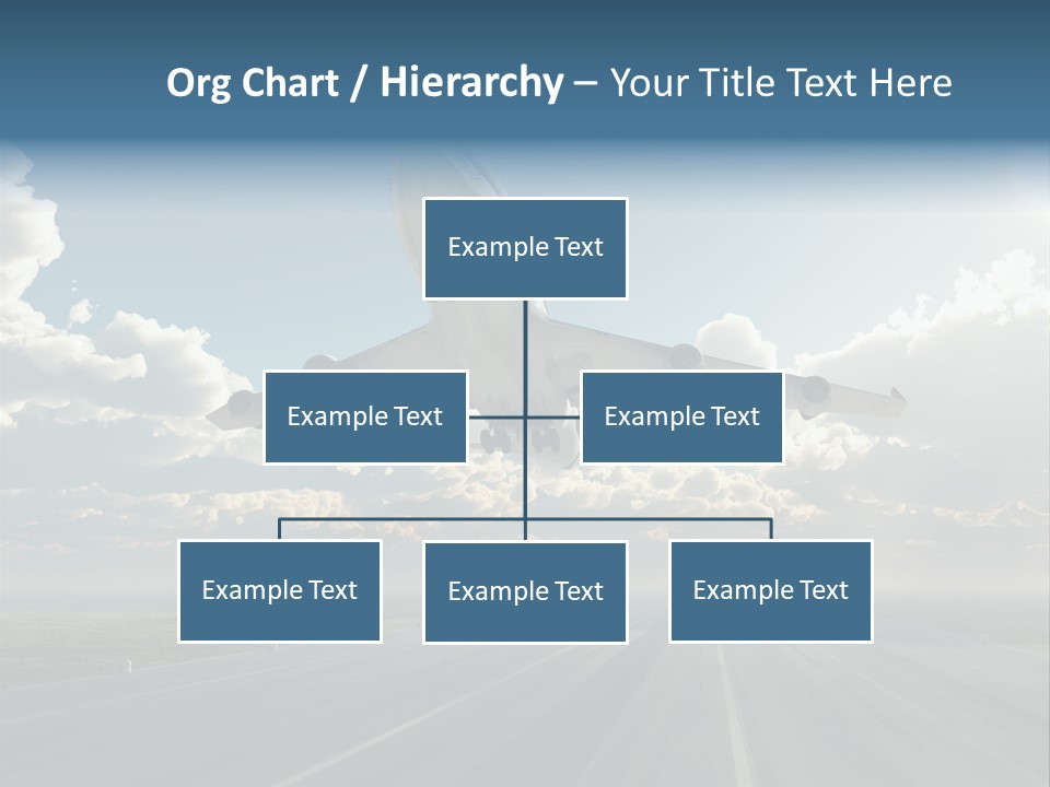 Airplane Runway Wing PowerPoint Template