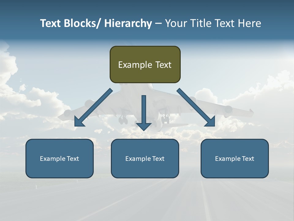 Airplane Runway Wing PowerPoint Template