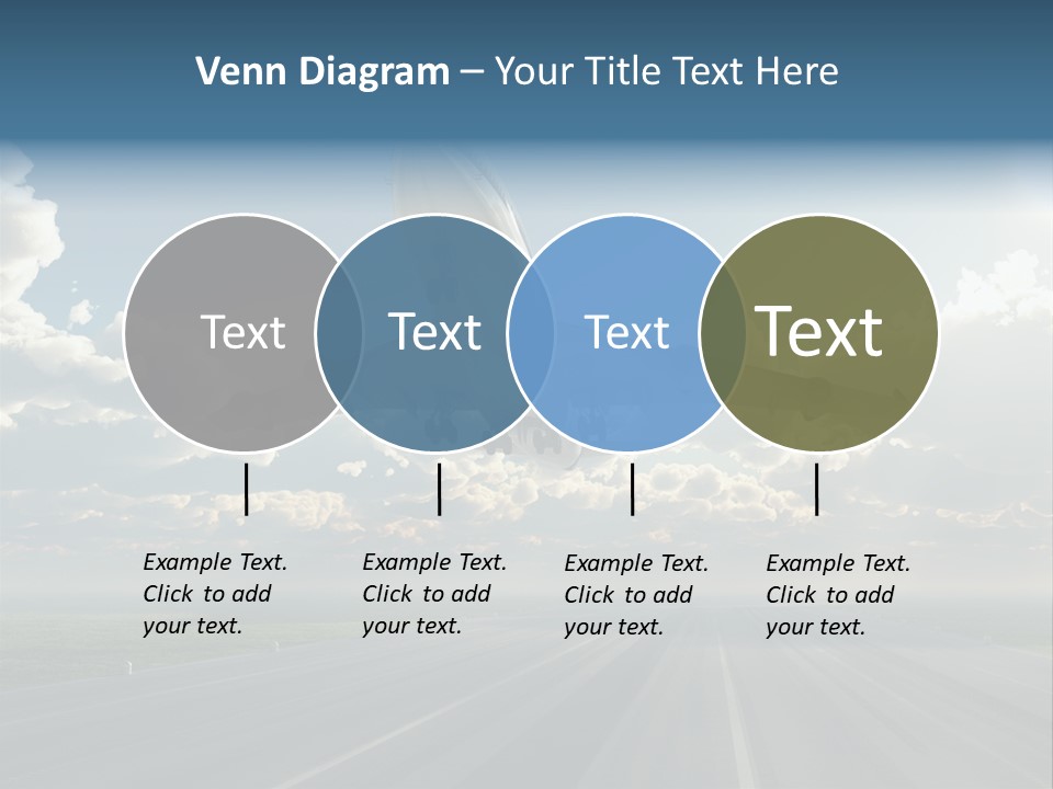 Airplane Runway Wing PowerPoint Template