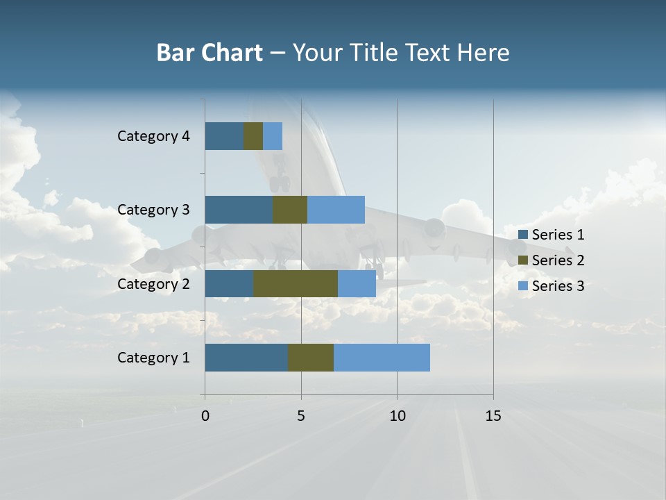 Airplane Runway Wing PowerPoint Template