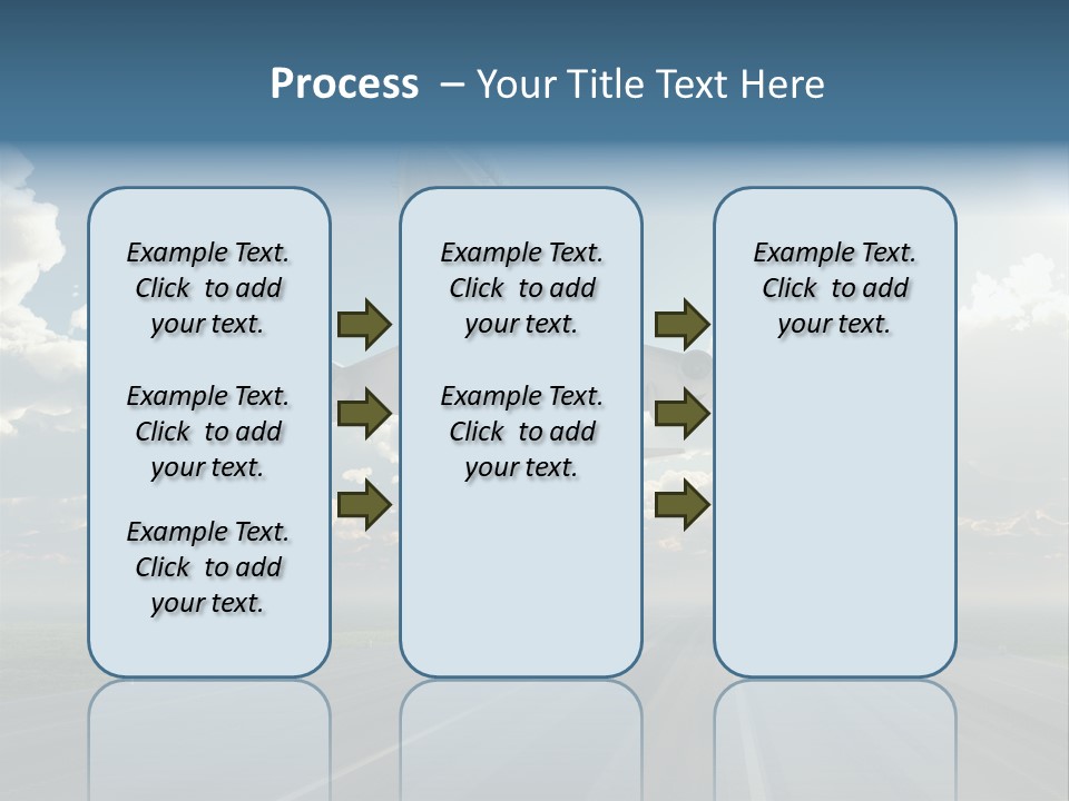 Airplane Runway Wing PowerPoint Template