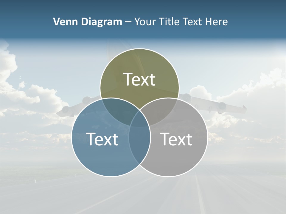 Airplane Runway Wing PowerPoint Template