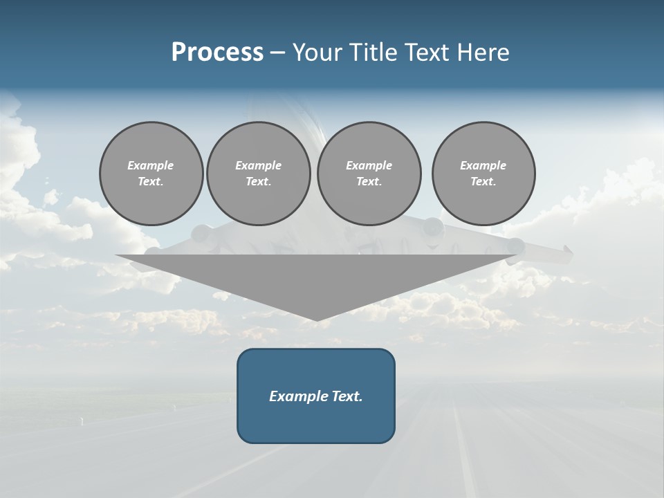 Airplane Runway Wing PowerPoint Template