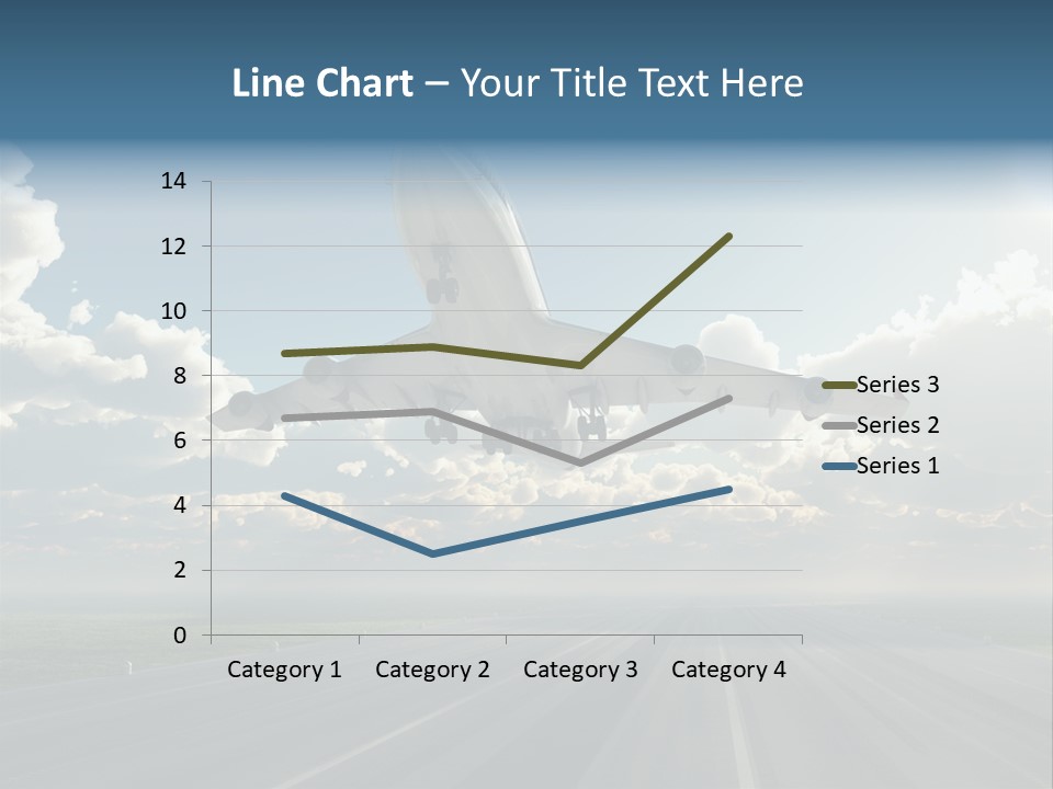 Airplane Runway Wing PowerPoint Template