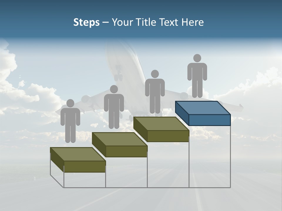 Airplane Runway Wing PowerPoint Template
