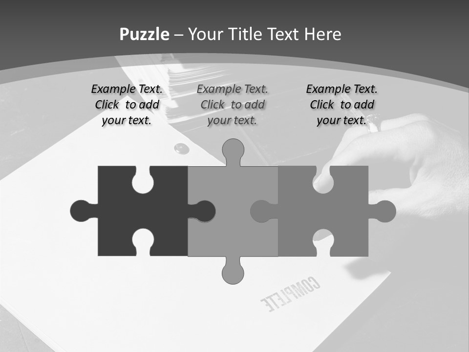 Creativity Many Completing PowerPoint Template